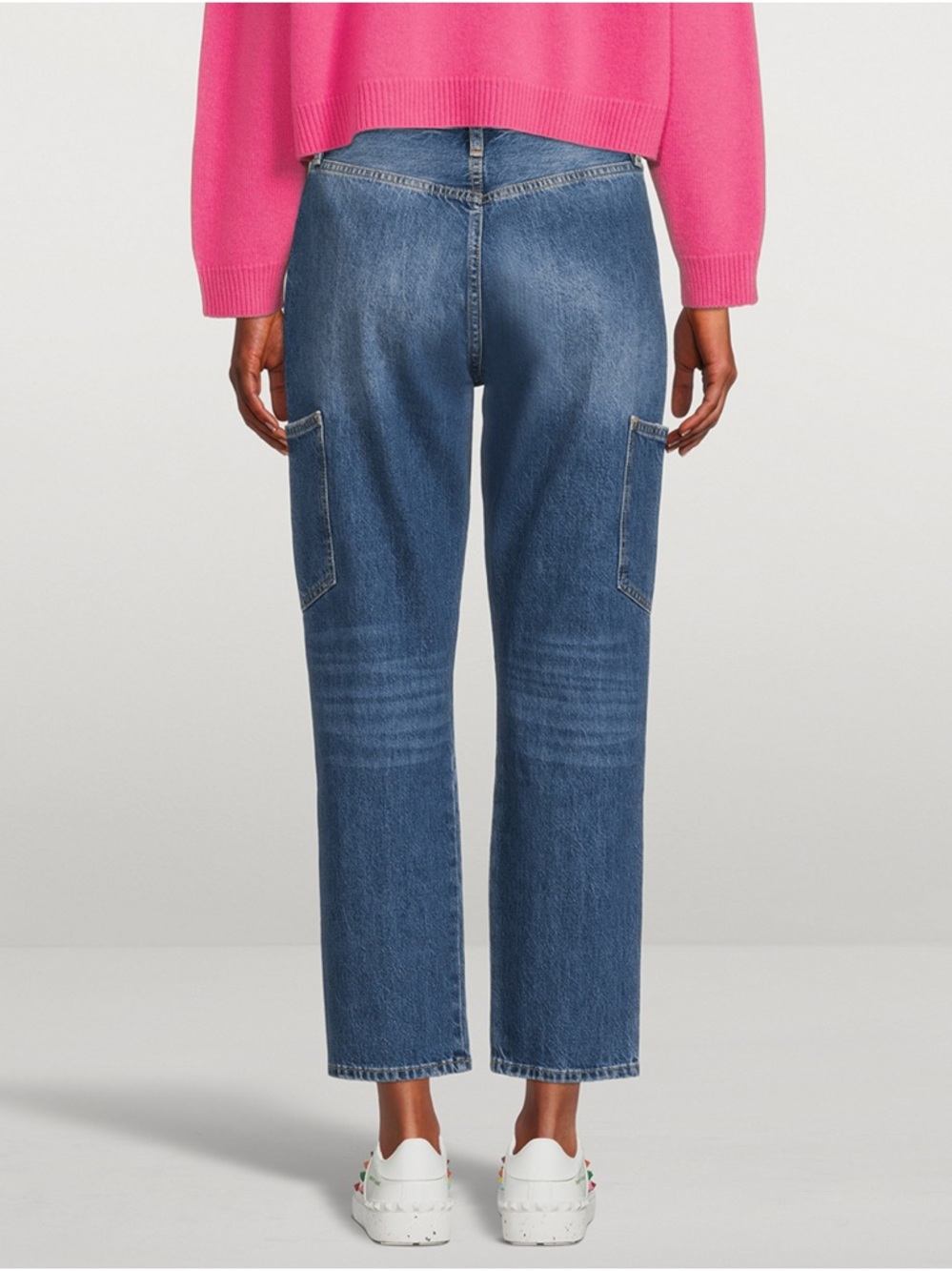 Frame Size 24 Denim Side Pocket Le Original Cargo Jean - Picture 2 of 10